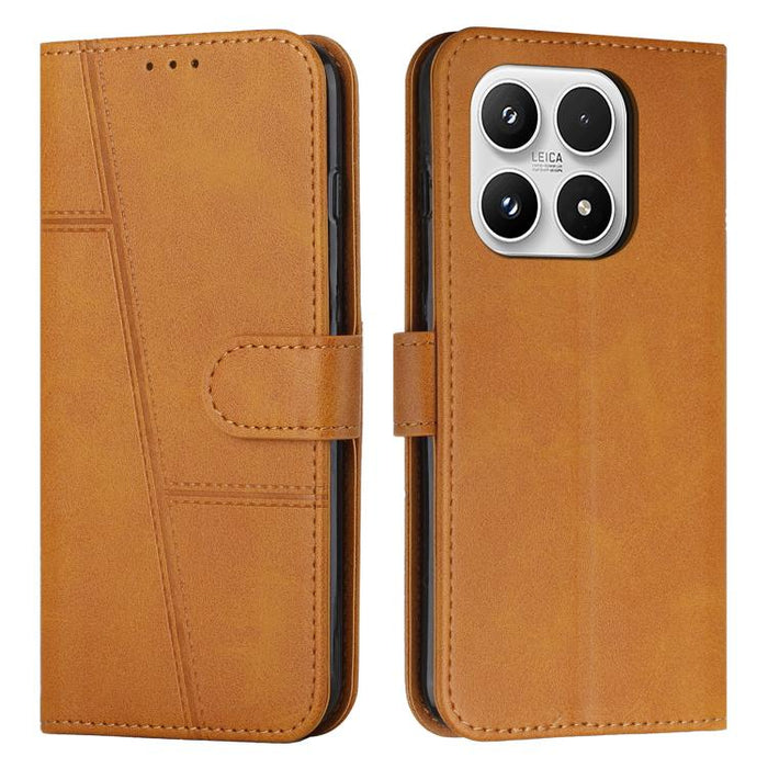 Funda para teléfono de piel con textura de becerro y hebilla cosida, For Xiaomi 17 Ultra, For Xiaomi 17 Pro Max, For Xiaomi 17 Pro, For Xiaomi 17, For Xiaomi Poco M7 4G 169mm, For Xiaomi 15T Pro, For Xiaomi 15T, For Xiaomi Poco F7                      ...