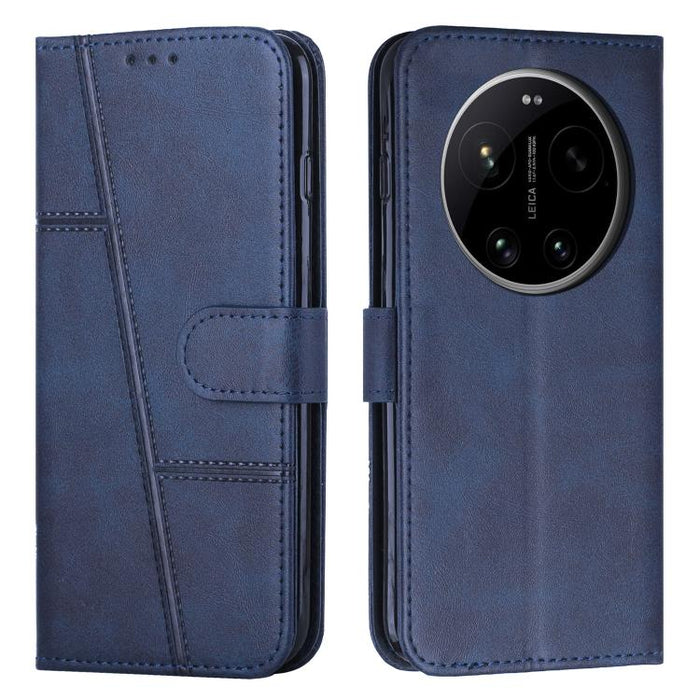 Funda para teléfono de piel con textura de becerro y hebilla cosida, For Xiaomi 17 Ultra, For Xiaomi 17 Pro Max, For Xiaomi 17 Pro, For Xiaomi 17, For Xiaomi Poco M7 4G 169mm, For Xiaomi 15T Pro, For Xiaomi 15T, For Xiaomi Poco F7                      ...