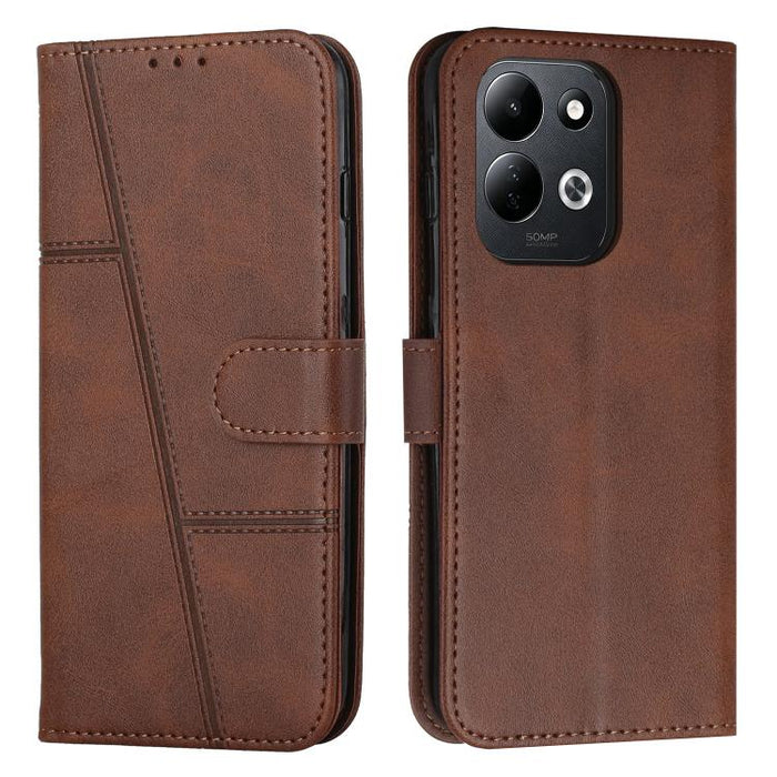 Funda para teléfono de piel con textura de becerro y hebilla cosida, For Xiaomi 17 Ultra, For Xiaomi 17 Pro Max, For Xiaomi 17 Pro, For Xiaomi 17, For Xiaomi Poco M7 4G 169mm, For Xiaomi 15T Pro, For Xiaomi 15T, For Xiaomi Poco F7                      ...