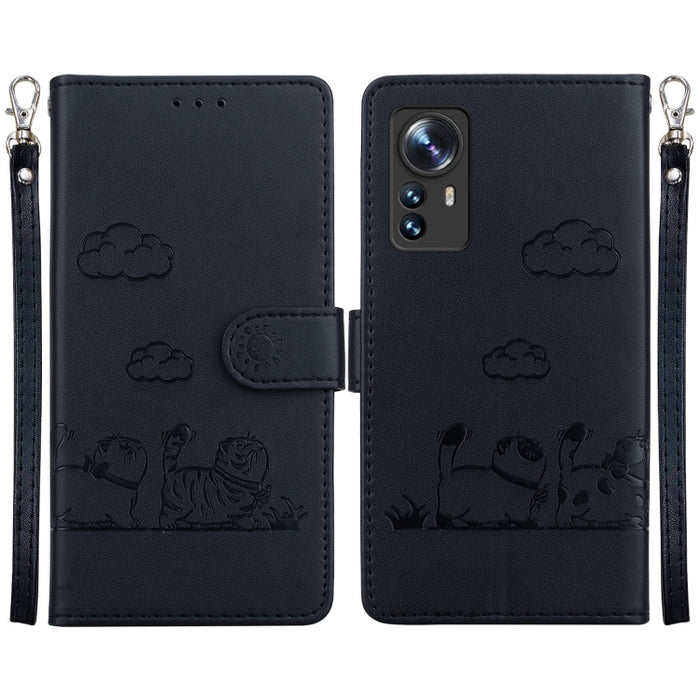 Funda de cuero RFID para teléfono con bonitos gatos, For Xiaomi Poco X6 5G Global, For Xiaomi 13T / 13T Pro, For Xiaomi Poco M6 Pro 5G, For Xiaomi Poco C50, For Xiaomi Poco X5 Pro, For Xiaomi Poco X5, For Xiaomi 13 Lite / Civi 2, For Xiaomi Poco X4 Pro...
