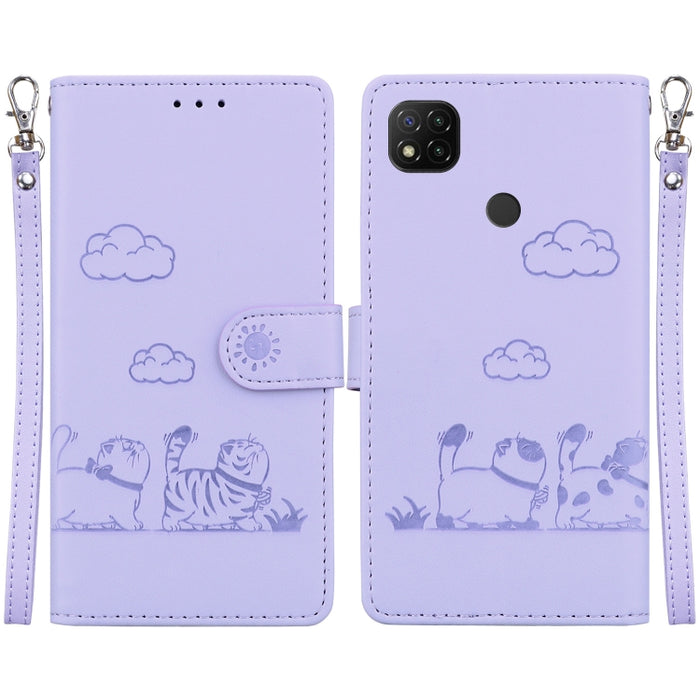 Funda de cuero RFID para teléfono con bonitos gatos, For Xiaomi Poco X6 5G Global, For Xiaomi 13T / 13T Pro, For Xiaomi Poco M6 Pro 5G, For Xiaomi Poco C50, For Xiaomi Poco X5 Pro, For Xiaomi Poco X5, For Xiaomi 13 Lite / Civi 2, For Xiaomi Poco X4 Pro...