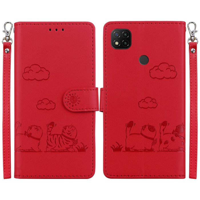 Funda de cuero RFID para teléfono con bonitos gatos, For Xiaomi Poco X6 5G Global, For Xiaomi 13T / 13T Pro, For Xiaomi Poco M6 Pro 5G, For Xiaomi Poco C50, For Xiaomi Poco X5 Pro, For Xiaomi Poco X5, For Xiaomi 13 Lite / Civi 2, For Xiaomi Poco X4 Pro...