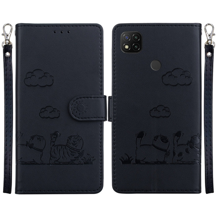Funda de cuero RFID para teléfono con bonitos gatos, For Xiaomi Poco X6 5G Global, For Xiaomi 13T / 13T Pro, For Xiaomi Poco M6 Pro 5G, For Xiaomi Poco C50, For Xiaomi Poco X5 Pro, For Xiaomi Poco X5, For Xiaomi 13 Lite / Civi 2, For Xiaomi Poco X4 Pro...