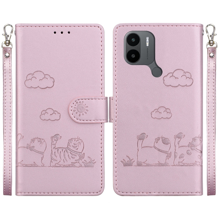 Funda de cuero RFID para teléfono con bonitos gatos, For Xiaomi Poco X6 5G Global, For Xiaomi 13T / 13T Pro, For Xiaomi Poco M6 Pro 5G, For Xiaomi Poco C50, For Xiaomi Poco X5 Pro, For Xiaomi Poco X5, For Xiaomi 13 Lite / Civi 2, For Xiaomi Poco X4 Pro...