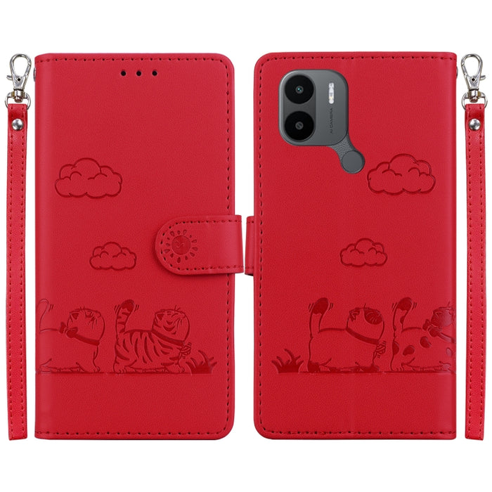 Funda de cuero RFID para teléfono con bonitos gatos, For Xiaomi Poco X6 5G Global, For Xiaomi 13T / 13T Pro, For Xiaomi Poco M6 Pro 5G, For Xiaomi Poco C50, For Xiaomi Poco X5 Pro, For Xiaomi Poco X5, For Xiaomi 13 Lite / Civi 2, For Xiaomi Poco X4 Pro...