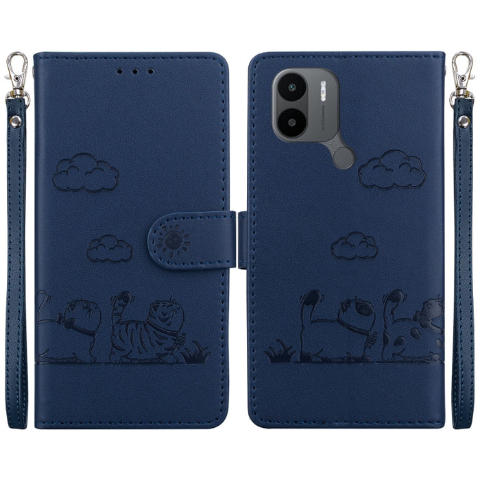 Funda de cuero RFID para teléfono con bonitos gatos, For Xiaomi Poco X6 5G Global, For Xiaomi 13T / 13T Pro, For Xiaomi Poco M6 Pro 5G, For Xiaomi Poco C50, For Xiaomi Poco X5 Pro, For Xiaomi Poco X5, For Xiaomi 13 Lite / Civi 2, For Xiaomi Poco X4 Pro...