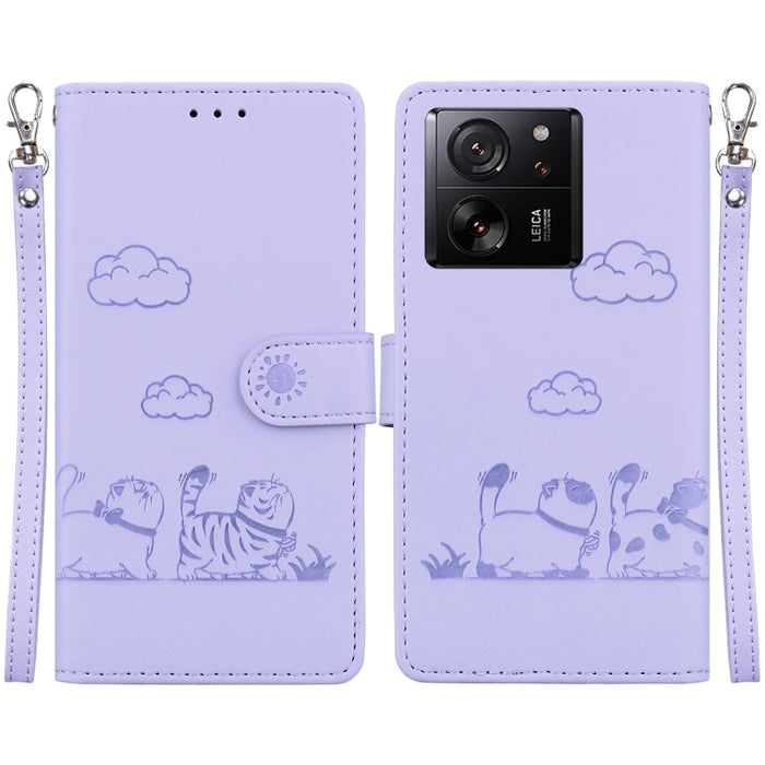 Funda de cuero RFID para teléfono con bonitos gatos, For Xiaomi Poco X6 5G Global, For Xiaomi 13T / 13T Pro, For Xiaomi Poco M6 Pro 5G, For Xiaomi Poco C50, For Xiaomi Poco X5 Pro, For Xiaomi Poco X5, For Xiaomi 13 Lite / Civi 2, For Xiaomi Poco X4 Pro...