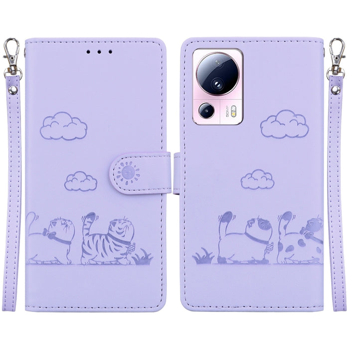 Funda de cuero RFID para teléfono con bonitos gatos, For Xiaomi Poco X6 5G Global, For Xiaomi 13T / 13T Pro, For Xiaomi Poco M6 Pro 5G, For Xiaomi Poco C50, For Xiaomi Poco X5 Pro, For Xiaomi Poco X5, For Xiaomi 13 Lite / Civi 2, For Xiaomi Poco X4 Pro...