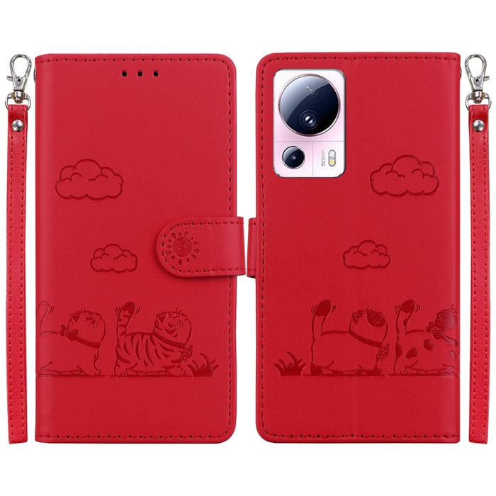 Funda de cuero RFID para teléfono con bonitos gatos, For Xiaomi Poco X6 5G Global, For Xiaomi 13T / 13T Pro, For Xiaomi Poco M6 Pro 5G, For Xiaomi Poco C50, For Xiaomi Poco X5 Pro, For Xiaomi Poco X5, For Xiaomi 13 Lite / Civi 2, For Xiaomi Poco X4 Pro...