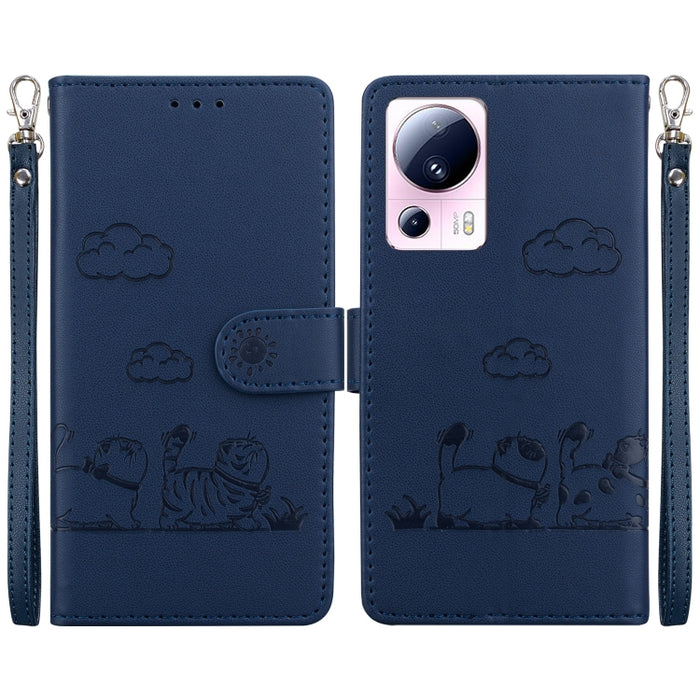 Funda de cuero RFID para teléfono con bonitos gatos, For Xiaomi Poco X6 5G Global, For Xiaomi 13T / 13T Pro, For Xiaomi Poco M6 Pro 5G, For Xiaomi Poco C50, For Xiaomi Poco X5 Pro, For Xiaomi Poco X5, For Xiaomi 13 Lite / Civi 2, For Xiaomi Poco X4 Pro...