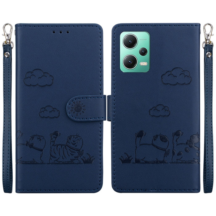 Funda de cuero RFID para teléfono con bonitos gatos, For Xiaomi Poco X6 5G Global, For Xiaomi 13T / 13T Pro, For Xiaomi Poco M6 Pro 5G, For Xiaomi Poco C50, For Xiaomi Poco X5 Pro, For Xiaomi Poco X5, For Xiaomi 13 Lite / Civi 2, For Xiaomi Poco X4 Pro...