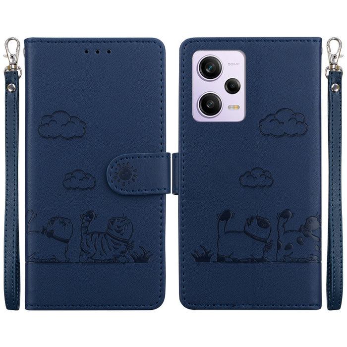 Funda de cuero RFID para teléfono con bonitos gatos, For Xiaomi Poco X6 5G Global, For Xiaomi 13T / 13T Pro, For Xiaomi Poco M6 Pro 5G, For Xiaomi Poco C50, For Xiaomi Poco X5 Pro, For Xiaomi Poco X5, For Xiaomi 13 Lite / Civi 2, For Xiaomi Poco X4 Pro...