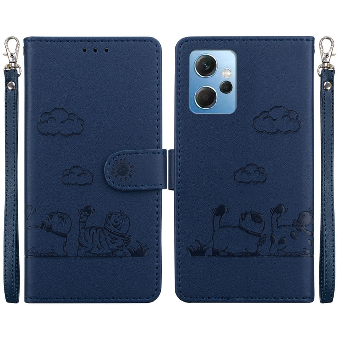 Funda de cuero RFID para teléfono con bonitos gatos, For Redmi Note 13 Pro+ 5G, For Redmi K60 Ultra, For Redmi 12 4G / 5G, For Redmi Note 12S, For Redmi A1+ 4G Global, For Redmi Note 12 Pro 4G, For Redmi Note 12 4G Global, For Redmi A1 / A2            ...