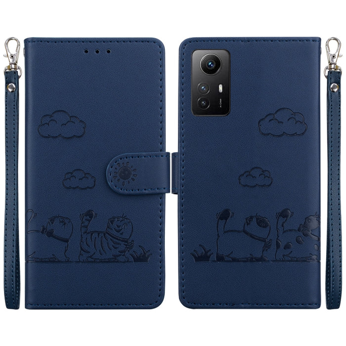 Funda de cuero RFID para teléfono con bonitos gatos, For Redmi Note 13 Pro+ 5G, For Redmi K60 Ultra, For Redmi 12 4G / 5G, For Redmi Note 12S, For Redmi A1+ 4G Global, For Redmi Note 12 Pro 4G, For Redmi Note 12 4G Global, For Redmi A1 / A2            ...