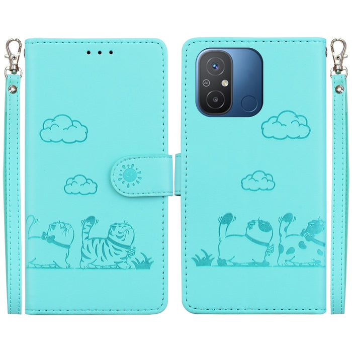 Funda de cuero RFID para teléfono con bonitos gatos, For Redmi Note 13 Pro+ 5G, For Redmi K60 Ultra, For Redmi 12 4G / 5G, For Redmi Note 12S, For Redmi A1+ 4G Global, For Redmi Note 12 Pro 4G, For Redmi Note 12 4G Global, For Redmi A1 / A2            ...