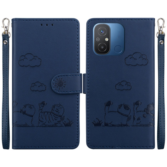 Funda de cuero RFID para teléfono con bonitos gatos, For Redmi Note 13 Pro+ 5G, For Redmi K60 Ultra, For Redmi 12 4G / 5G, For Redmi Note 12S, For Redmi A1+ 4G Global, For Redmi Note 12 Pro 4G, For Redmi Note 12 4G Global, For Redmi A1 / A2            ...