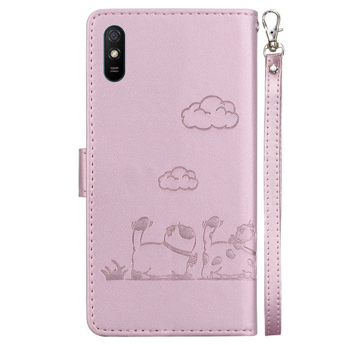 Funda de cuero RFID para teléfono con bonitos gatos, For Redmi 9A / 9i Sport, For Redmi 9 / 9 Prime, For Redmi Note 9 / 10X 4G