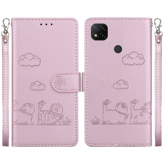 Funda de cuero RFID para teléfono con bonitos gatos, For Redmi Note 13 Pro+ 5G, For Redmi K60 Ultra, For Redmi 12 4G / 5G, For Redmi Note 12S, For Redmi A1+ 4G Global, For Redmi Note 12 Pro 4G, For Redmi Note 12 4G Global, For Redmi A1 / A2            ...