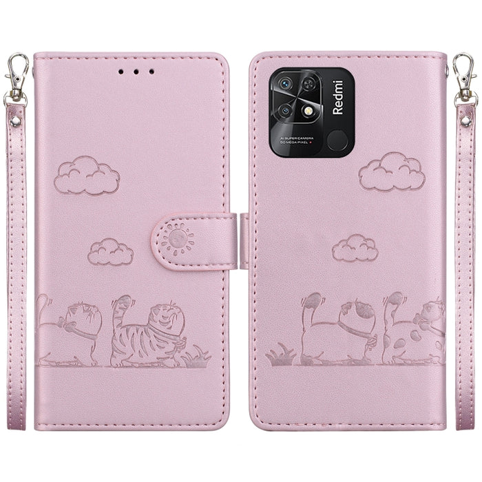 Funda de cuero RFID para teléfono con bonitos gatos, For Redmi Note 13 Pro+ 5G, For Redmi K60 Ultra, For Redmi 12 4G / 5G, For Redmi Note 12S, For Redmi A1+ 4G Global, For Redmi Note 12 Pro 4G, For Redmi Note 12 4G Global, For Redmi A1 / A2            ...
