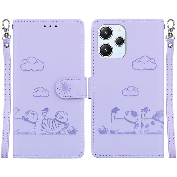 Funda de cuero RFID para teléfono con bonitos gatos, For Redmi Note 13 Pro+ 5G, For Redmi K60 Ultra, For Redmi 12 4G / 5G, For Redmi Note 12S, For Redmi A1+ 4G Global, For Redmi Note 12 Pro 4G, For Redmi Note 12 4G Global, For Redmi A1 / A2            ...