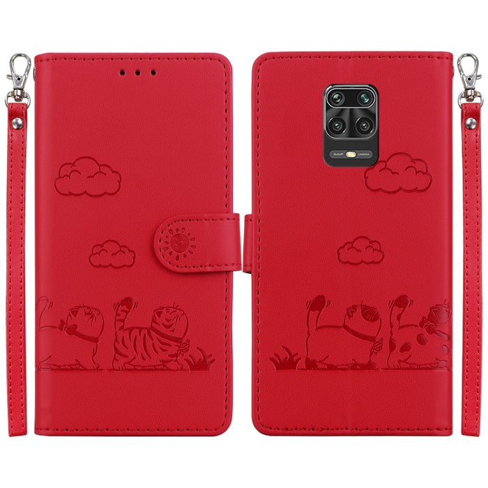 Funda de cuero RFID para teléfono con bonitos gatos, For Redmi Note 13 Pro+ 5G, For Redmi K60 Ultra, For Redmi 12 4G / 5G, For Redmi Note 12S, For Redmi A1+ 4G Global, For Redmi Note 12 Pro 4G, For Redmi Note 12 4G Global, For Redmi A1 / A2            ...