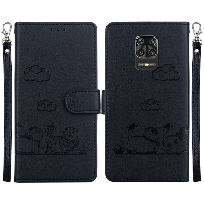 Funda de cuero RFID para teléfono con bonitos gatos, For Redmi Note 13 Pro+ 5G, For Redmi K60 Ultra, For Redmi 12 4G / 5G, For Redmi Note 12S, For Redmi A1+ 4G Global, For Redmi Note 12 Pro 4G, For Redmi Note 12 4G Global, For Redmi A1 / A2            ...