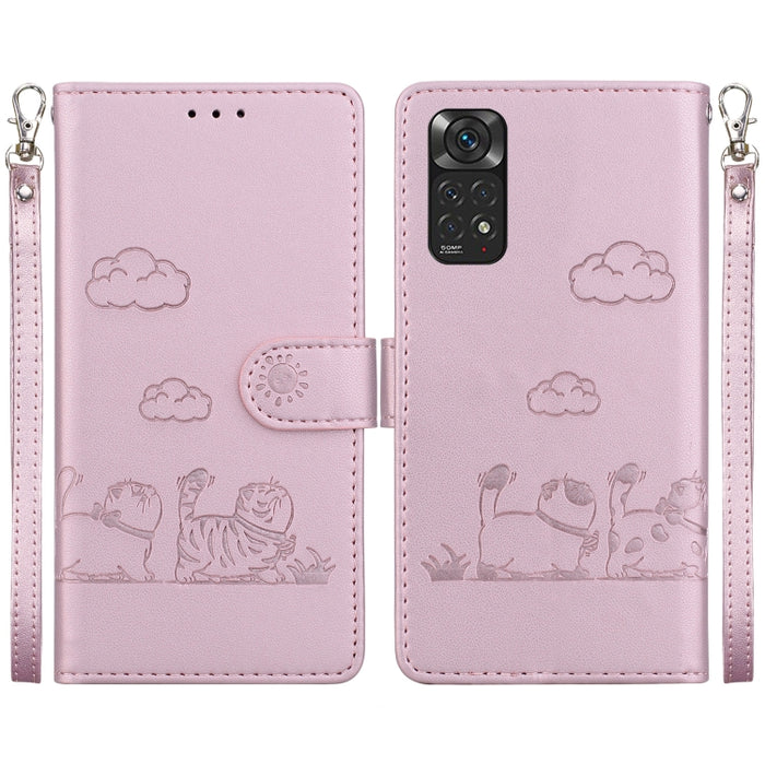 Funda de cuero RFID para teléfono con bonitos gatos, For Redmi Note 13 Pro+ 5G, For Redmi K60 Ultra, For Redmi 12 4G / 5G, For Redmi Note 12S, For Redmi A1+ 4G Global, For Redmi Note 12 Pro 4G, For Redmi Note 12 4G Global, For Redmi A1 / A2            ...