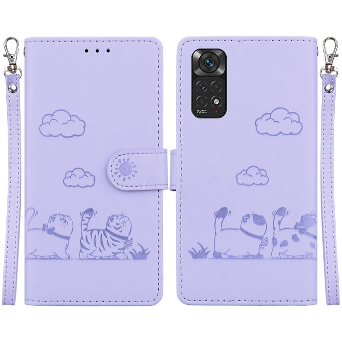 Funda de cuero RFID para teléfono con bonitos gatos, For Redmi Note 13 Pro+ 5G, For Redmi K60 Ultra, For Redmi 12 4G / 5G, For Redmi Note 12S, For Redmi A1+ 4G Global, For Redmi Note 12 Pro 4G, For Redmi Note 12 4G Global, For Redmi A1 / A2            ...
