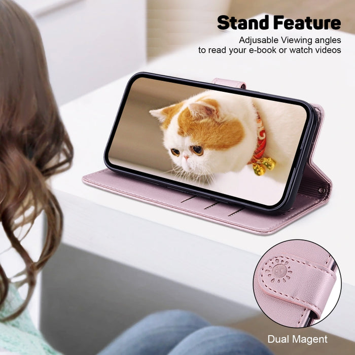 Funda de cuero RFID para teléfono con bonitos gatos, For Redmi Note 13 Pro+ 5G, For Redmi K60 Ultra, For Redmi 12 4G / 5G, For Redmi Note 12S, For Redmi A1+ 4G Global, For Redmi Note 12 Pro 4G, For Redmi Note 12 4G Global, For Redmi A1 / A2            ...