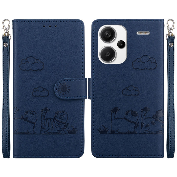 Funda de cuero RFID para teléfono con bonitos gatos, For Redmi Note 13 Pro+ 5G, For Redmi K60 Ultra, For Redmi 12 4G / 5G, For Redmi Note 12S, For Redmi A1+ 4G Global, For Redmi Note 12 Pro 4G, For Redmi Note 12 4G Global, For Redmi A1 / A2            ...
