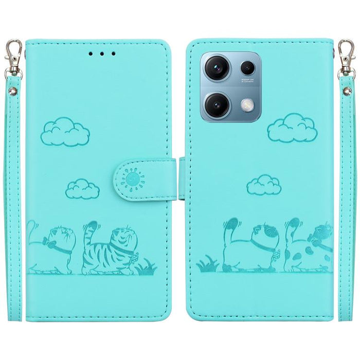 Funda de cuero RFID para teléfono con bonitos gatos, For Redmi A7 Pro 4G / 5G 171mm / Poco C85x 5G, For Redmi 15a 5G, For Redmi Turbo 5 Max 5G / Poco X8 Pro Max 5G, For Redmi Turbo 5 5G / Poco X8 Pro 5G, For Redmi Note 15 Pro+ 5G 163.3mm / Poco M8 Pro ...