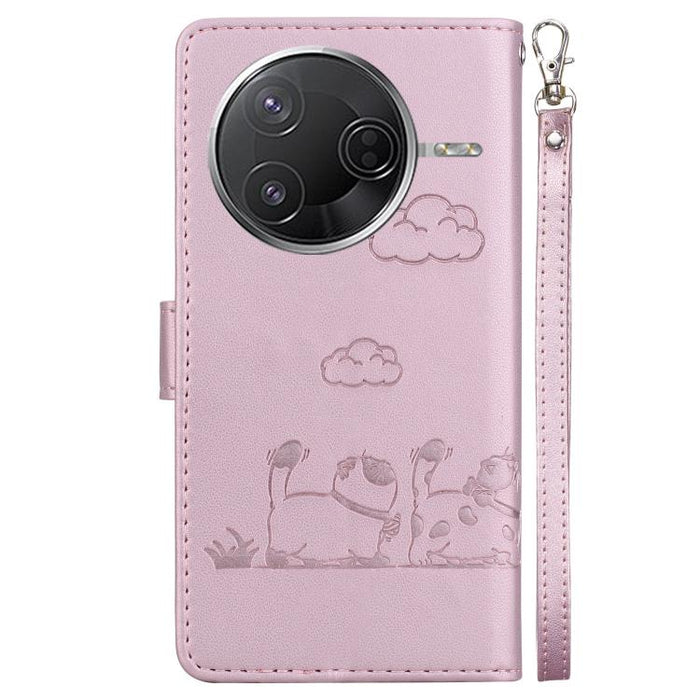 Funda de cuero RFID para teléfono con bonitos gatos, For Redmi K80 / K80 Pro / Xiaomi Poco F7 Pro, For Redmi Note 14 4G 164.84mm, For Redmi Turbo 4 / Xiaomi Poco X7 Pro, For Redmi Note 14 4G 163.25mm, For Redmi Note 14 5G                               ...