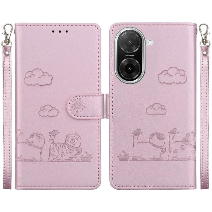 Funda de cuero RFID para teléfono con bonitos gatos, For Redmi A7 Pro 4G / 5G 171mm / Poco C85x 5G, For Redmi 15a 5G, For Redmi Turbo 5 Max 5G / Poco X8 Pro Max 5G, For Redmi Turbo 5 5G / Poco X8 Pro 5G, For Redmi Note 15 Pro+ 5G 163.3mm / Poco M8 Pro ...