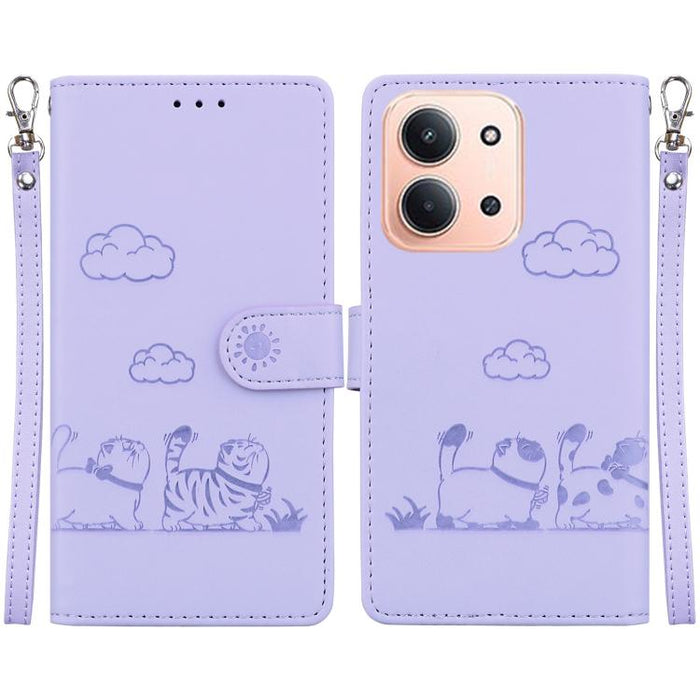 Funda de cuero RFID para teléfono con bonitos gatos, For Redmi A7 Pro 4G / 5G 171mm / Poco C85x 5G, For Redmi 15a 5G, For Redmi Turbo 5 Max 5G / Poco X8 Pro Max 5G, For Redmi Turbo 5 5G / Poco X8 Pro 5G, For Redmi Note 15 Pro+ 5G 163.3mm / Poco M8 Pro ...