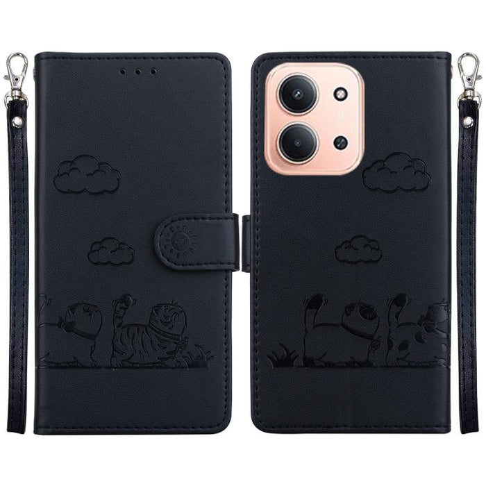 Funda de cuero RFID para teléfono con bonitos gatos, For Redmi A7 Pro 4G / 5G 171mm / Poco C85x 5G, For Redmi 15a 5G, For Redmi Turbo 5 Max 5G / Poco X8 Pro Max 5G, For Redmi Turbo 5 5G / Poco X8 Pro 5G, For Redmi Note 15 Pro+ 5G 163.3mm / Poco M8 Pro ...