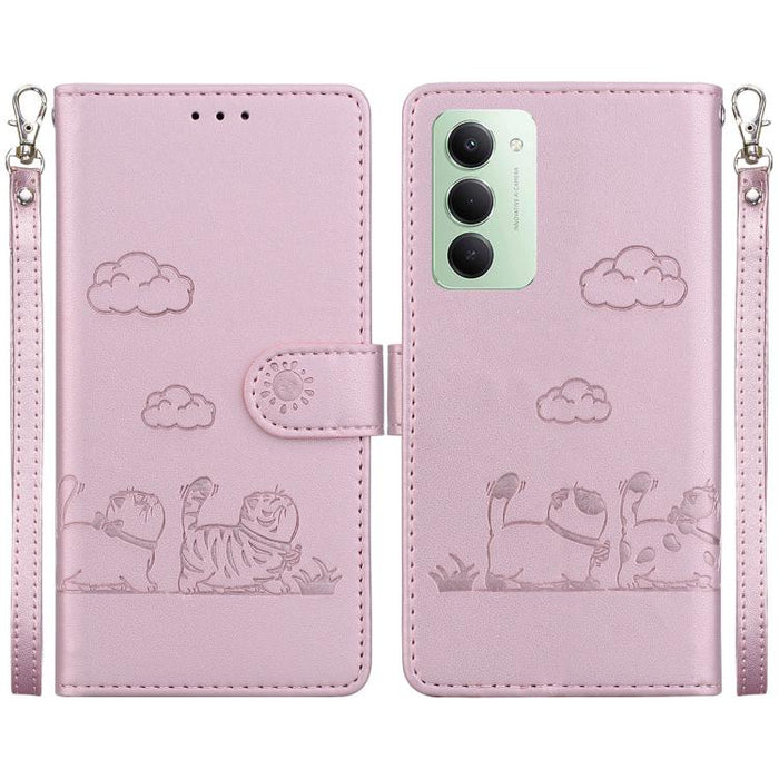 Funda de cuero RFID para teléfono con bonitos gatos, For Redmi A7 Pro 4G / 5G 171mm / Poco C85x 5G, For Redmi 15a 5G, For Redmi Turbo 5 Max 5G / Poco X8 Pro Max 5G, For Redmi Turbo 5 5G / Poco X8 Pro 5G, For Redmi Note 15 Pro+ 5G 163.3mm / Poco M8 Pro ...