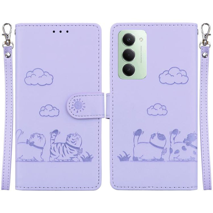Funda de cuero RFID para teléfono con bonitos gatos, For Redmi A7 Pro 4G / 5G 171mm / Poco C85x 5G, For Redmi 15a 5G, For Redmi Turbo 5 Max 5G / Poco X8 Pro Max 5G, For Redmi Turbo 5 5G / Poco X8 Pro 5G, For Redmi Note 15 Pro+ 5G 163.3mm / Poco M8 Pro ...