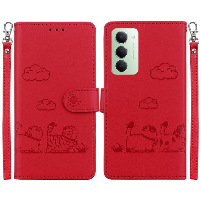 Funda de cuero RFID para teléfono con bonitos gatos, For Redmi A7 Pro 4G / 5G 171mm / Poco C85x 5G, For Redmi 15a 5G, For Redmi Turbo 5 Max 5G / Poco X8 Pro Max 5G, For Redmi Turbo 5 5G / Poco X8 Pro 5G, For Redmi Note 15 Pro+ 5G 163.3mm / Poco M8 Pro ...