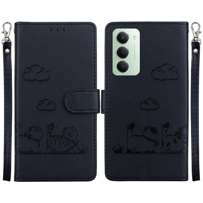 Funda de cuero RFID para teléfono con bonitos gatos, For Redmi A7 Pro 4G / 5G 171mm / Poco C85x 5G, For Redmi 15a 5G, For Redmi Turbo 5 Max 5G / Poco X8 Pro Max 5G, For Redmi Turbo 5 5G / Poco X8 Pro 5G, For Redmi Note 15 Pro+ 5G 163.3mm / Poco M8 Pro ...