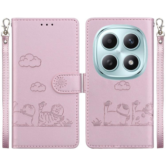 Funda de cuero RFID para teléfono con bonitos gatos, For Redmi A7 Pro 4G / 5G 171mm / Poco C85x 5G, For Redmi 15a 5G, For Redmi Turbo 5 Max 5G / Poco X8 Pro Max 5G, For Redmi Turbo 5 5G / Poco X8 Pro 5G, For Redmi Note 15 Pro+ 5G 163.3mm / Poco M8 Pro ...