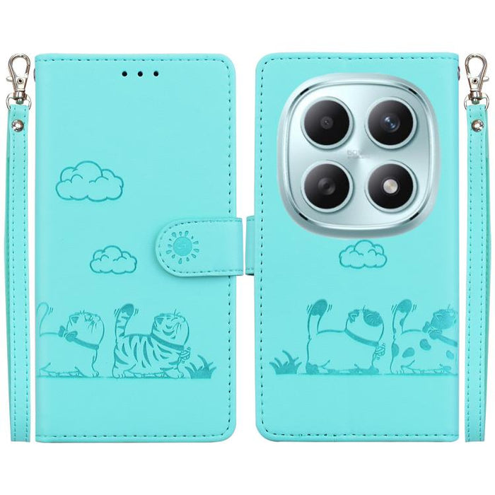 Funda de cuero RFID para teléfono con bonitos gatos, For Redmi A7 Pro 4G / 5G 171mm / Poco C85x 5G, For Redmi 15a 5G, For Redmi Turbo 5 Max 5G / Poco X8 Pro Max 5G, For Redmi Turbo 5 5G / Poco X8 Pro 5G, For Redmi Note 15 Pro+ 5G 163.3mm / Poco M8 Pro ...