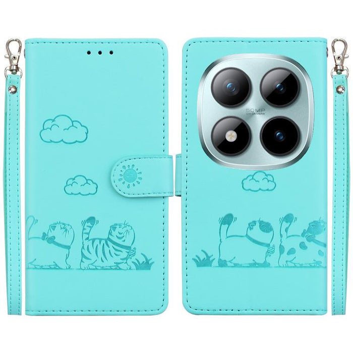 Funda de cuero RFID para teléfono con bonitos gatos, For Redmi A7 Pro 4G / 5G 171mm / Poco C85x 5G, For Redmi 15a 5G, For Redmi Turbo 5 Max 5G / Poco X8 Pro Max 5G, For Redmi Turbo 5 5G / Poco X8 Pro 5G, For Redmi Note 15 Pro+ 5G 163.3mm / Poco M8 Pro ...