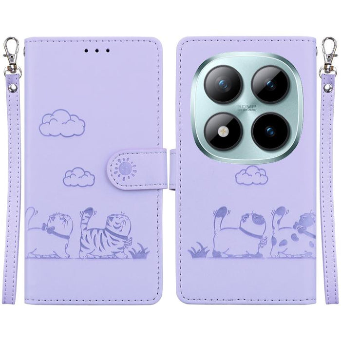 Funda de cuero RFID para teléfono con bonitos gatos, For Redmi A7 Pro 4G / 5G 171mm / Poco C85x 5G, For Redmi 15a 5G, For Redmi Turbo 5 Max 5G / Poco X8 Pro Max 5G, For Redmi Turbo 5 5G / Poco X8 Pro 5G, For Redmi Note 15 Pro+ 5G 163.3mm / Poco M8 Pro ...
