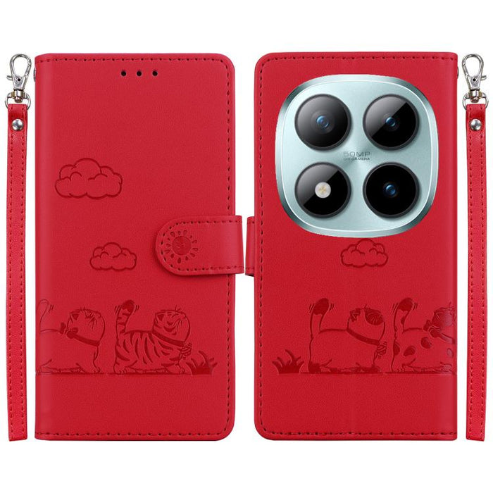 Funda de cuero RFID para teléfono con bonitos gatos, For Redmi A7 Pro 4G / 5G 171mm / Poco C85x 5G, For Redmi 15a 5G, For Redmi Turbo 5 Max 5G / Poco X8 Pro Max 5G, For Redmi Turbo 5 5G / Poco X8 Pro 5G, For Redmi Note 15 Pro+ 5G 163.3mm / Poco M8 Pro ...