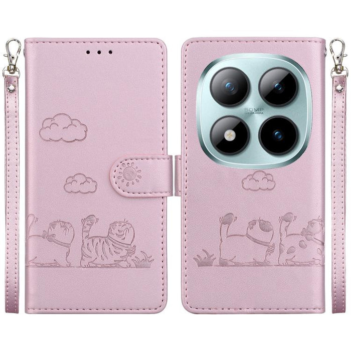 Funda de cuero RFID para teléfono con bonitos gatos, For Redmi A7 Pro 4G / 5G 171mm / Poco C85x 5G, For Redmi 15a 5G, For Redmi Turbo 5 Max 5G / Poco X8 Pro Max 5G, For Redmi Turbo 5 5G / Poco X8 Pro 5G, For Redmi Note 15 Pro+ 5G 163.3mm / Poco M8 Pro ...