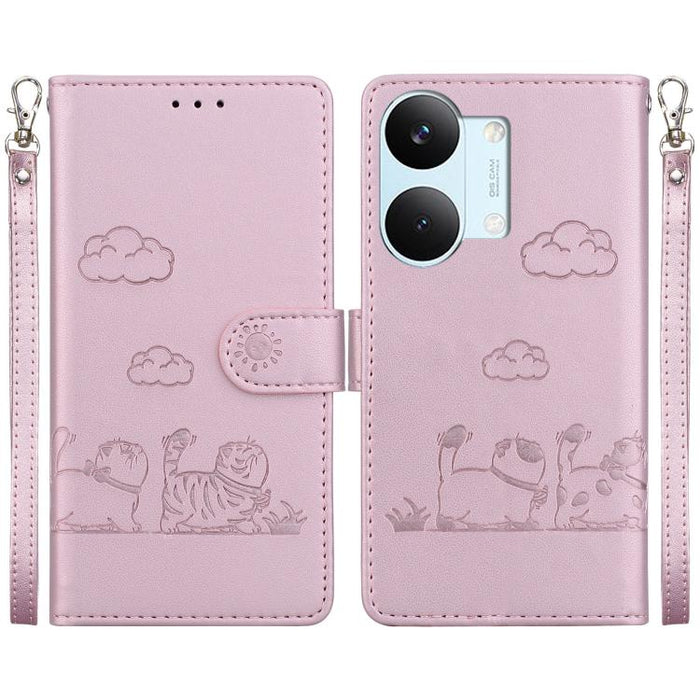 Funda de cuero RFID para teléfono con bonitos gatos, For Redmi A7 Pro 4G / 5G 171mm / Poco C85x 5G, For Redmi 15a 5G, For Redmi Turbo 5 Max 5G / Poco X8 Pro Max 5G, For Redmi Turbo 5 5G / Poco X8 Pro 5G, For Redmi Note 15 Pro+ 5G 163.3mm / Poco M8 Pro ...