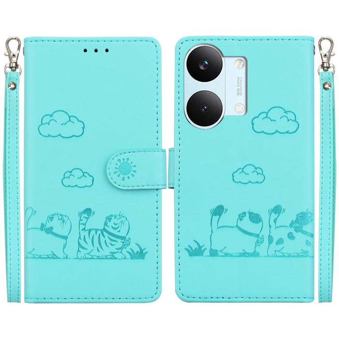 Funda de cuero RFID para teléfono con bonitos gatos, For Redmi A7 Pro 4G / 5G 171mm / Poco C85x 5G, For Redmi 15a 5G, For Redmi Turbo 5 Max 5G / Poco X8 Pro Max 5G, For Redmi Turbo 5 5G / Poco X8 Pro 5G, For Redmi Note 15 Pro+ 5G 163.3mm / Poco M8 Pro ...