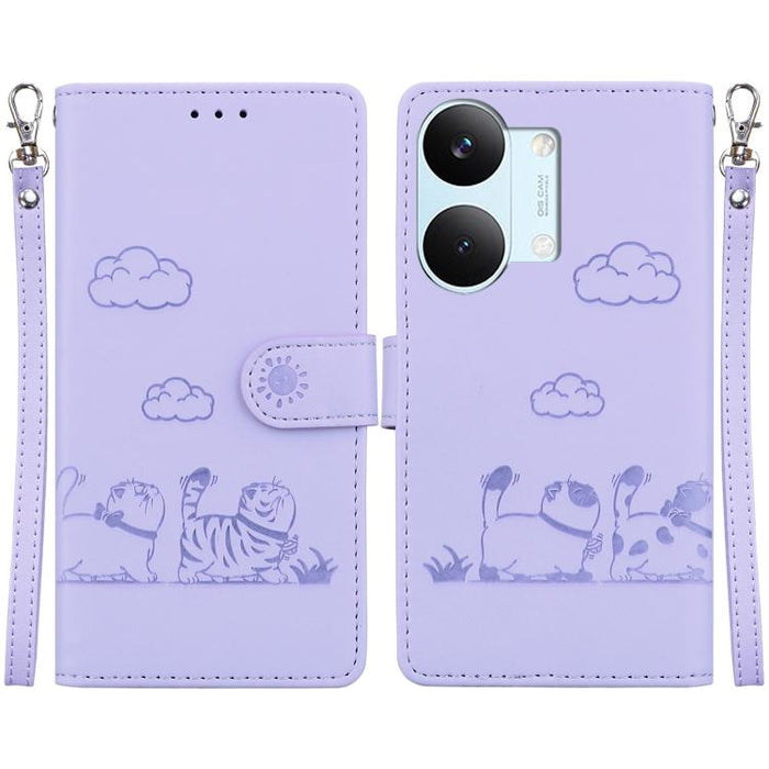 Funda de cuero RFID para teléfono con bonitos gatos, For Redmi A7 Pro 4G / 5G 171mm / Poco C85x 5G, For Redmi 15a 5G, For Redmi Turbo 5 Max 5G / Poco X8 Pro Max 5G, For Redmi Turbo 5 5G / Poco X8 Pro 5G, For Redmi Note 15 Pro+ 5G 163.3mm / Poco M8 Pro ...