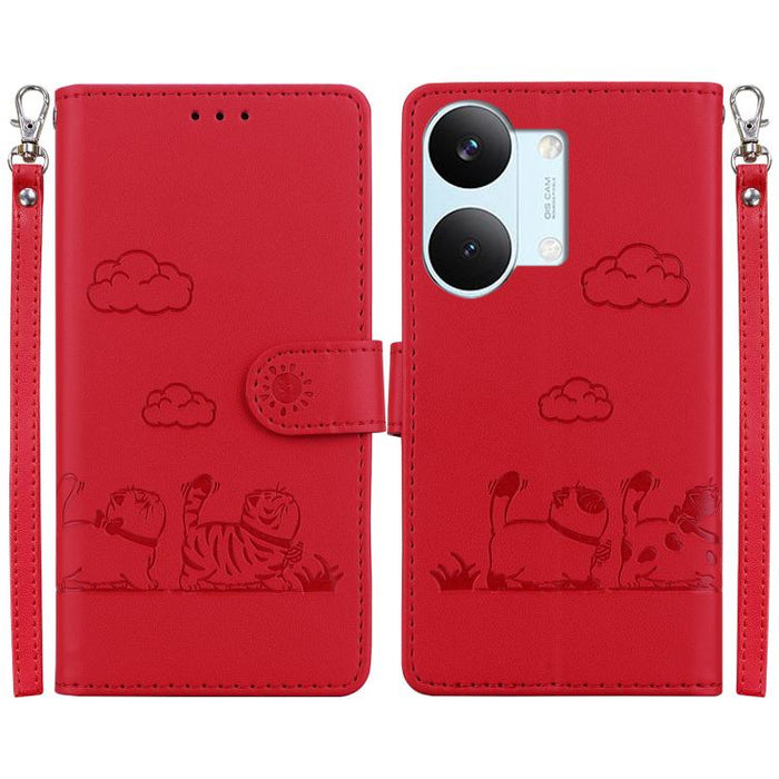 Funda de cuero RFID para teléfono con bonitos gatos, For Redmi A7 Pro 4G / 5G 171mm / Poco C85x 5G, For Redmi 15a 5G, For Redmi Turbo 5 Max 5G / Poco X8 Pro Max 5G, For Redmi Turbo 5 5G / Poco X8 Pro 5G, For Redmi Note 15 Pro+ 5G 163.3mm / Poco M8 Pro ...