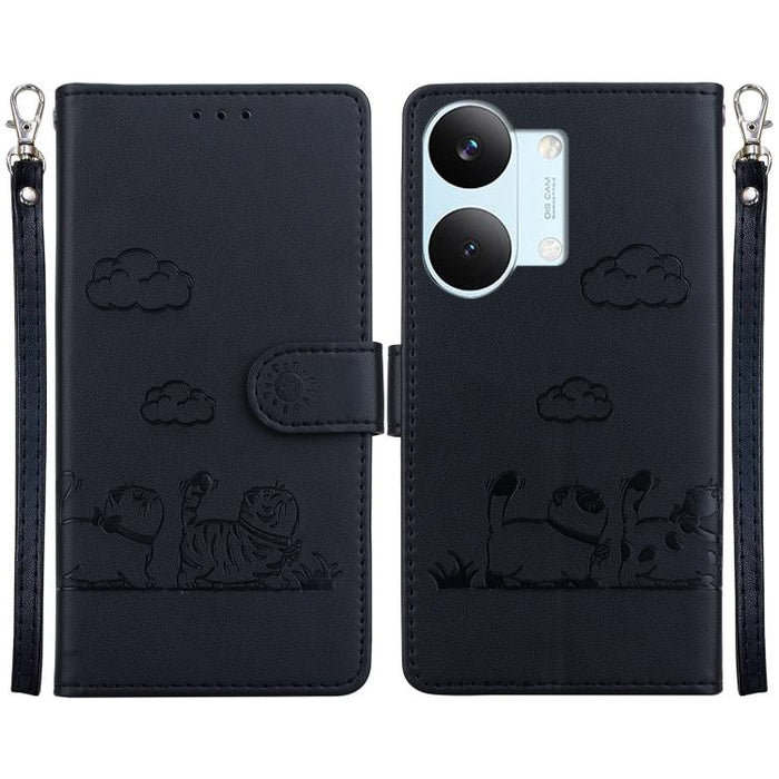 Funda de cuero RFID para teléfono con bonitos gatos, For Redmi A7 Pro 4G / 5G 171mm / Poco C85x 5G, For Redmi 15a 5G, For Redmi Turbo 5 Max 5G / Poco X8 Pro Max 5G, For Redmi Turbo 5 5G / Poco X8 Pro 5G, For Redmi Note 15 Pro+ 5G 163.3mm / Poco M8 Pro ...